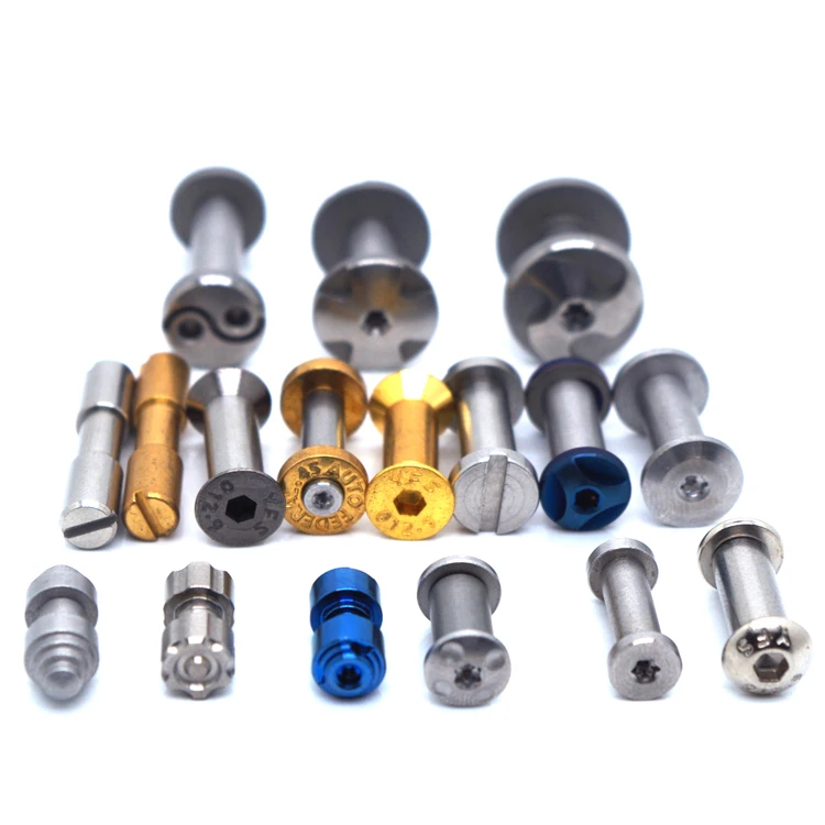 
OEM binding barrel sex post chicago screw for leather book metal craft belt 