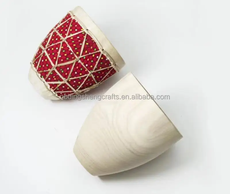 Tambourine Wood Drum /African waist drum