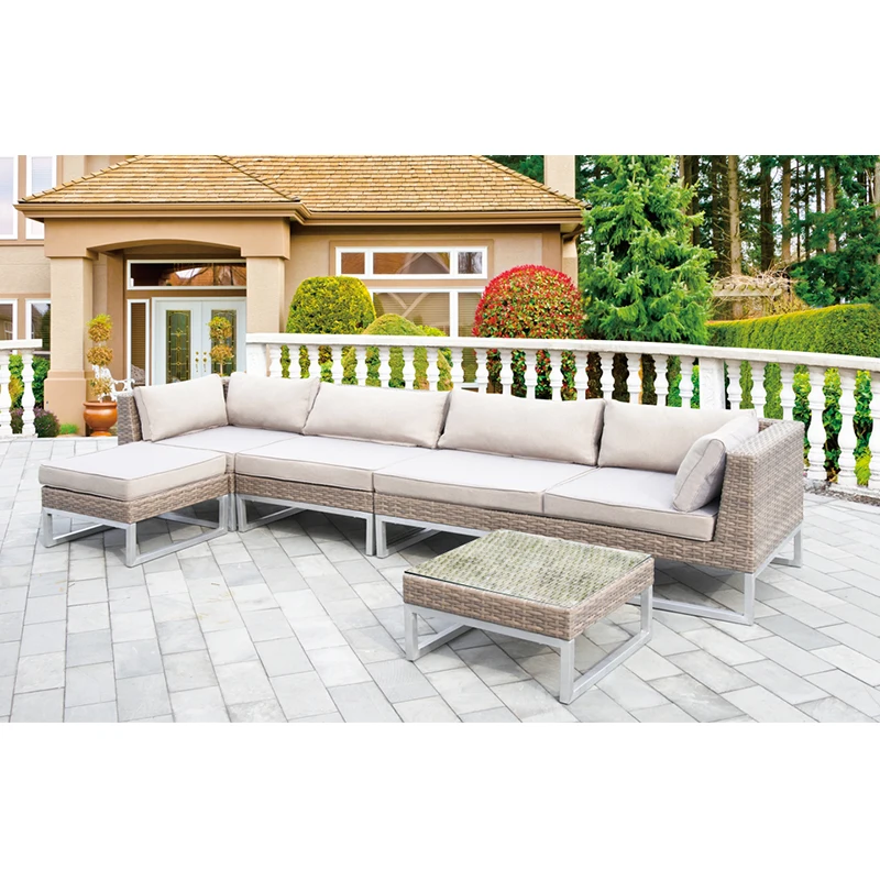 outdoor leisure rattan furniture garden sofa set