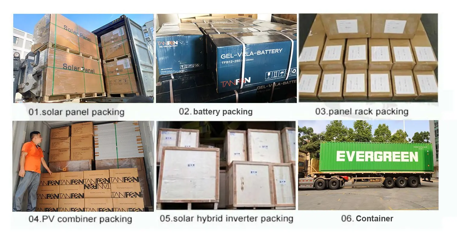 Tanfon SOLAR POWER 3kw 5kw 10kw solar tiles roof solar energy system for air conditioning