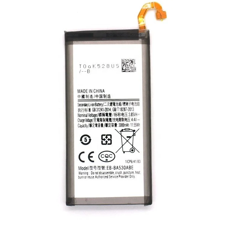 Eb-ba530abe Lithium Ion Battery For Samsung Galaxy A8 2018 Sm-a530f