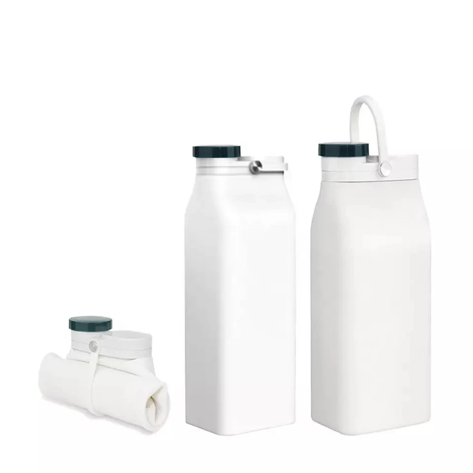 SHANGRONG OEM/ODM silicone water portable coffee foldable tea pots & kettles sports milk box  water bottles