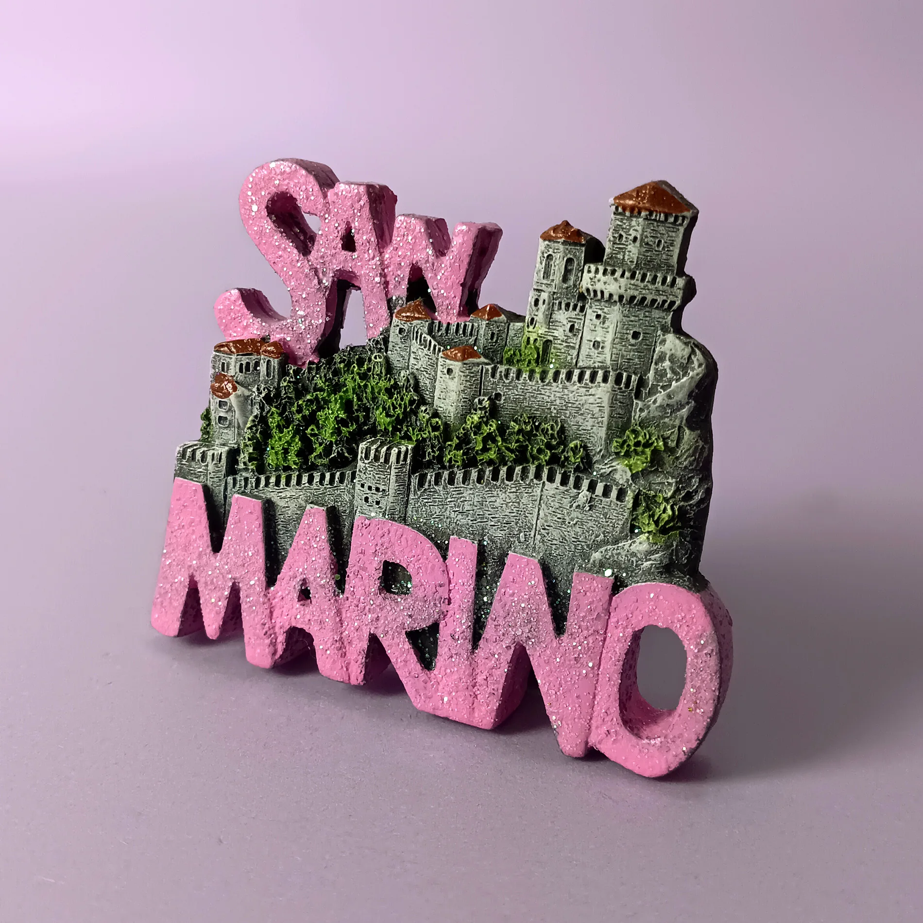 European Vatican, Croatia, Romania city handmade refrigerator magnets Three-dimensional product