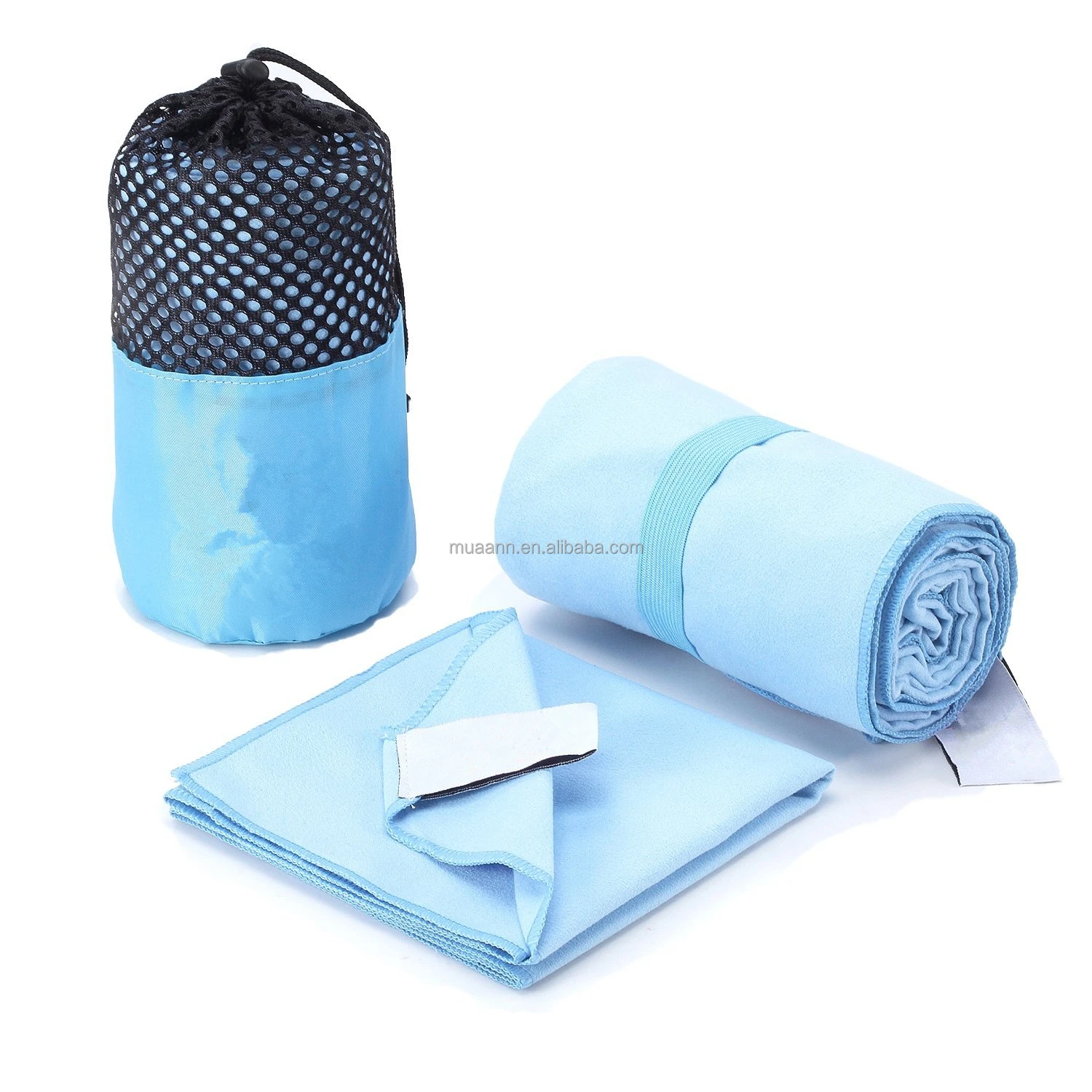 Производитель в Китае, быстросохнущее сжатое прямоугольное Тканое полотенце из микрофибры с индивидуальным логотипом