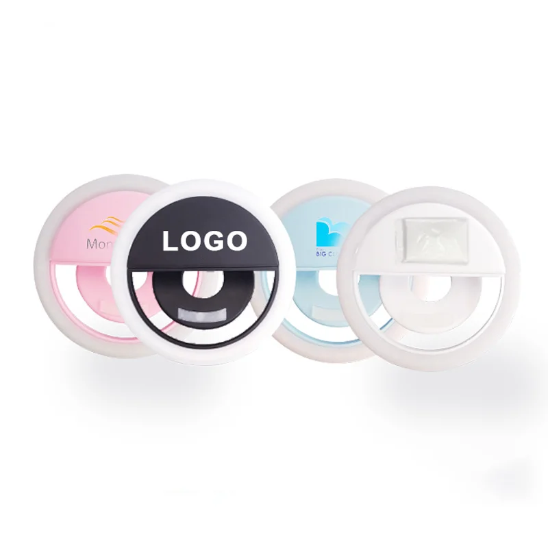 Wholesale Portable Rechargeable Usb Clip Photography Video Mobile Phone Led Ring Selfie Light