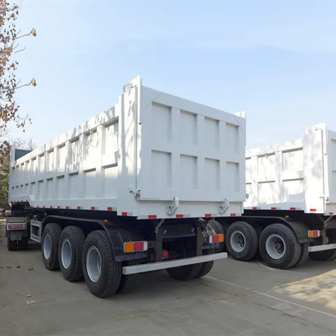 Construction Dump Trailer Roll Off Dump Trailer 7x14 Trailer for Sale Japan China in UK JAC Dump Truck
