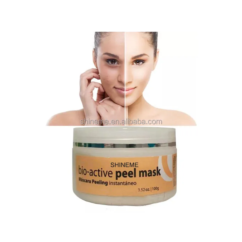 OEM Peeling Solution Deep Cleansing Skin Enzymatic and AHAS Peeling Instant Enzymatic Bio-active Peel Mask