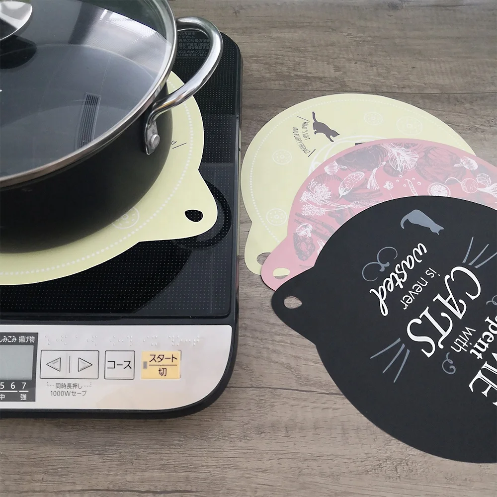 Non stick IH Mat Silicone Insulation pad IH cooking heater protection mat