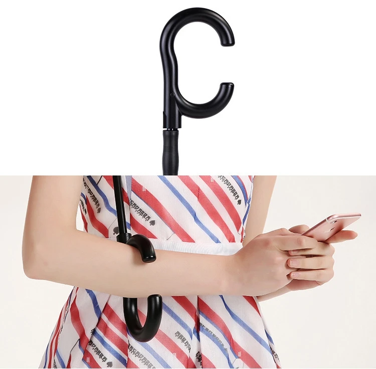 Upside Down Umbrella Automatic Open Close 150cm Large Size Sun Uv Windproof Custom Umbrellas With Painting