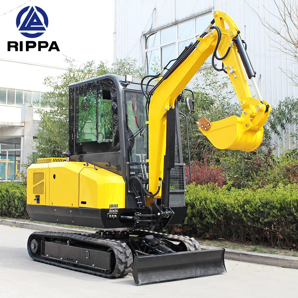 Rippa Mini Digger Excavator Machine R340 New 2.8 Ton 3 Ton Min Excavator For Sale