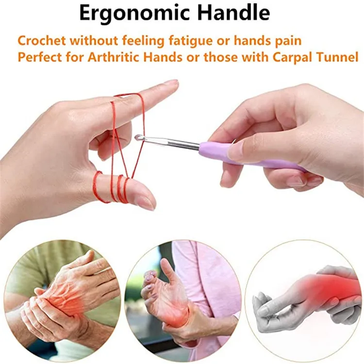 69 Set of adult beginners crochet kit Crochet Kit handmade multifunctional knitting woolen yarn suit