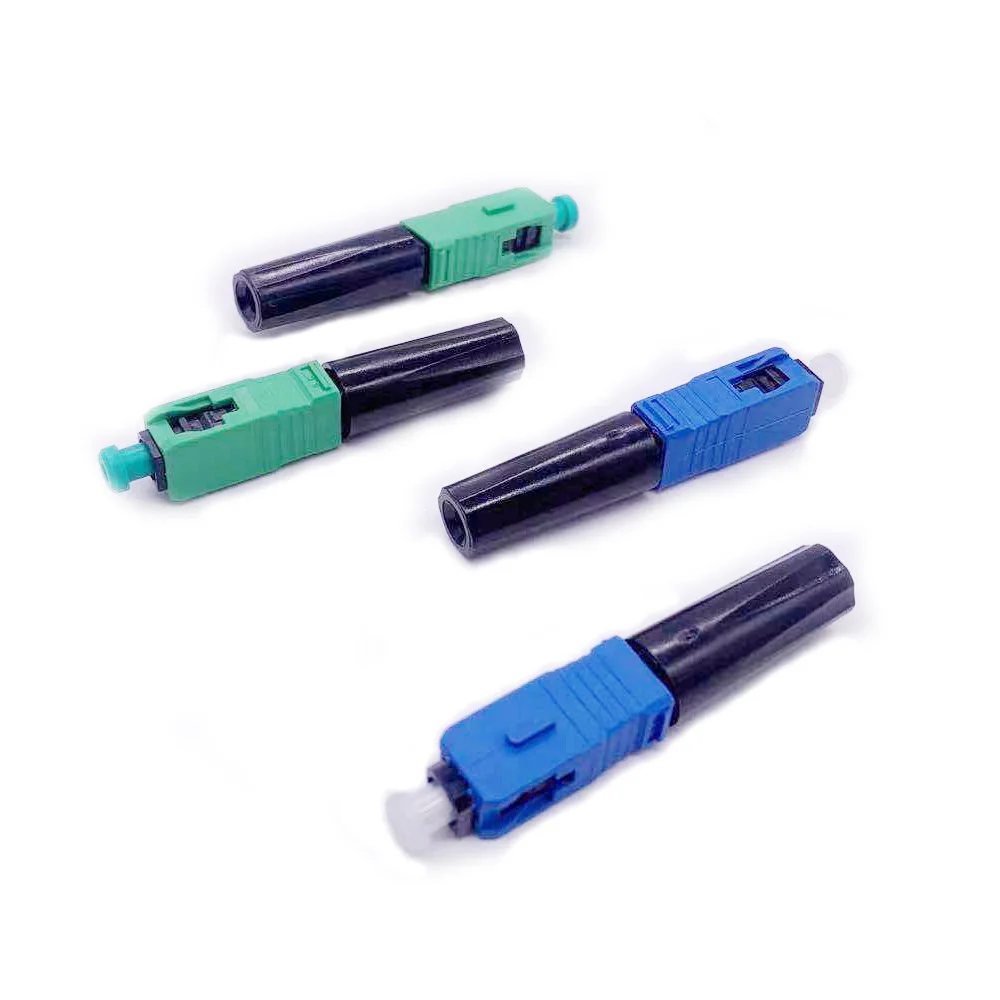 Китайский производитель, одномодовый оптоволоконный соединитель FTTH sc apc для быстрого использования на месте