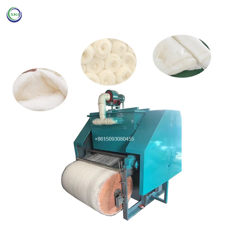 Wool And Fiber Carding Machine Industrial Sheep Cotton Wool Carding Machine For Carding Wool