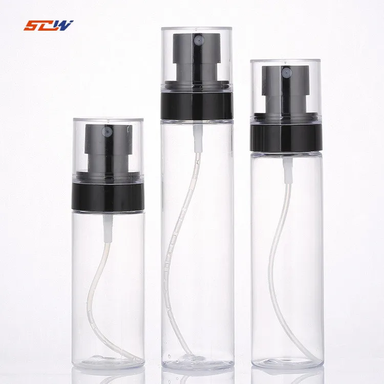 60Ml 80Ml 100Ml 120Ml 120 Ml 2Oz 2 Oz 4Oz 4 Oz Pet Biodegradable Plastic Empty Body Cosmetic Clear White Black Spray Bottle