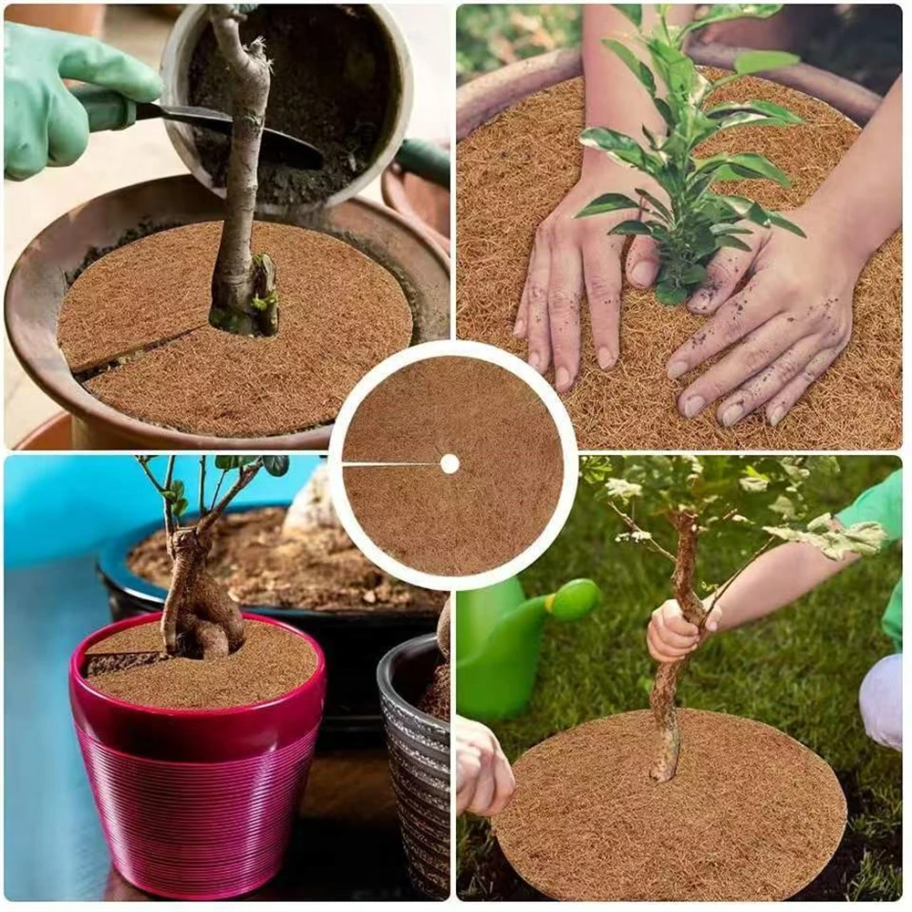 Custom Size Biodegrad potting Mulch Ring coconut fiber agriculture coconut fiber materials coco coir roll