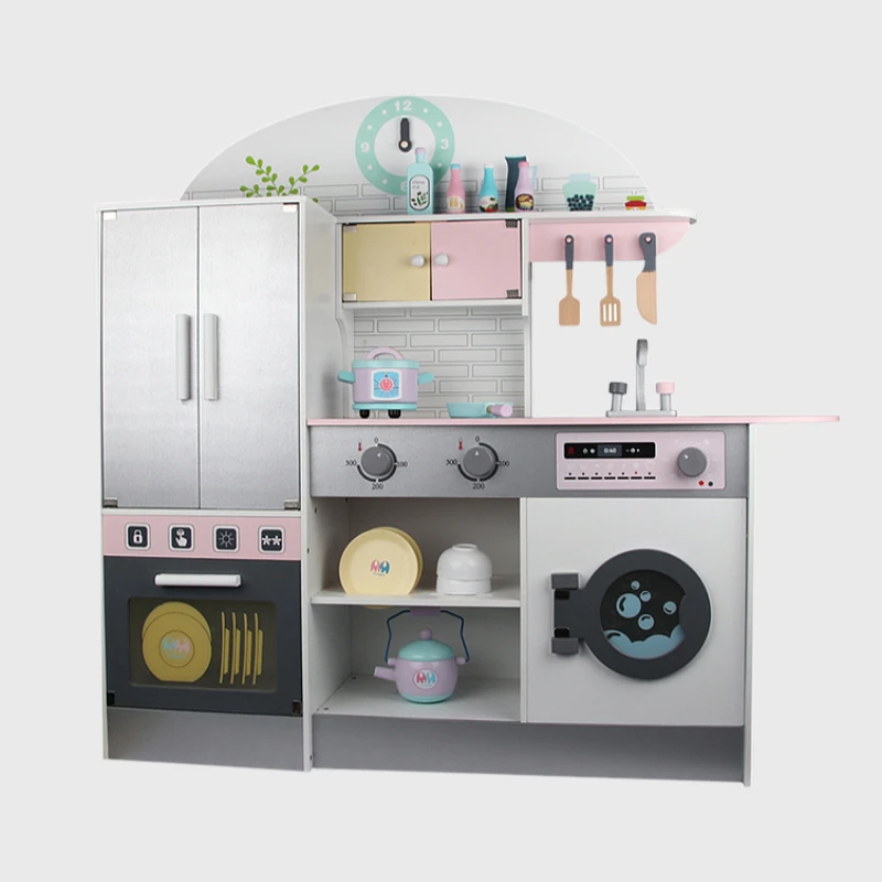 2022 New Toy Children Cooking Kids Kitchen Play Set Wooden Toys For Toddler