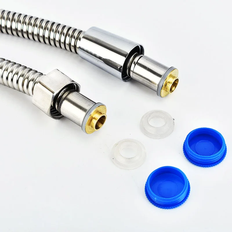 Bathroom Accessories: Stainless Steel Shower Hose with  Bearing and Brass Nut at 1m