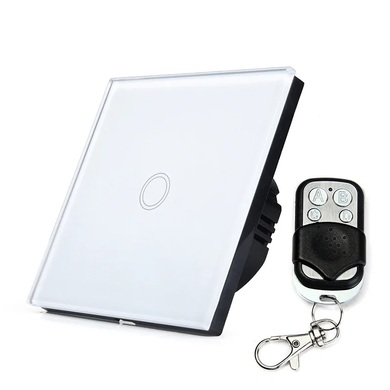 WOSOM control 220 В настенный 1 банд/1Way дистанционный сенсорный выключатель с пультом дистанционного управления