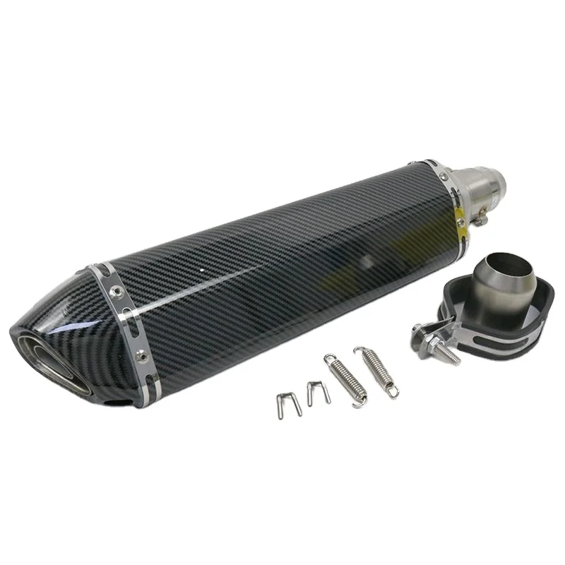 470mm High quality motorcycle muffler modified exhaust pipe for XMAX400 BWS125 F800R FZ6 GSX250R Exhaust Muffler System