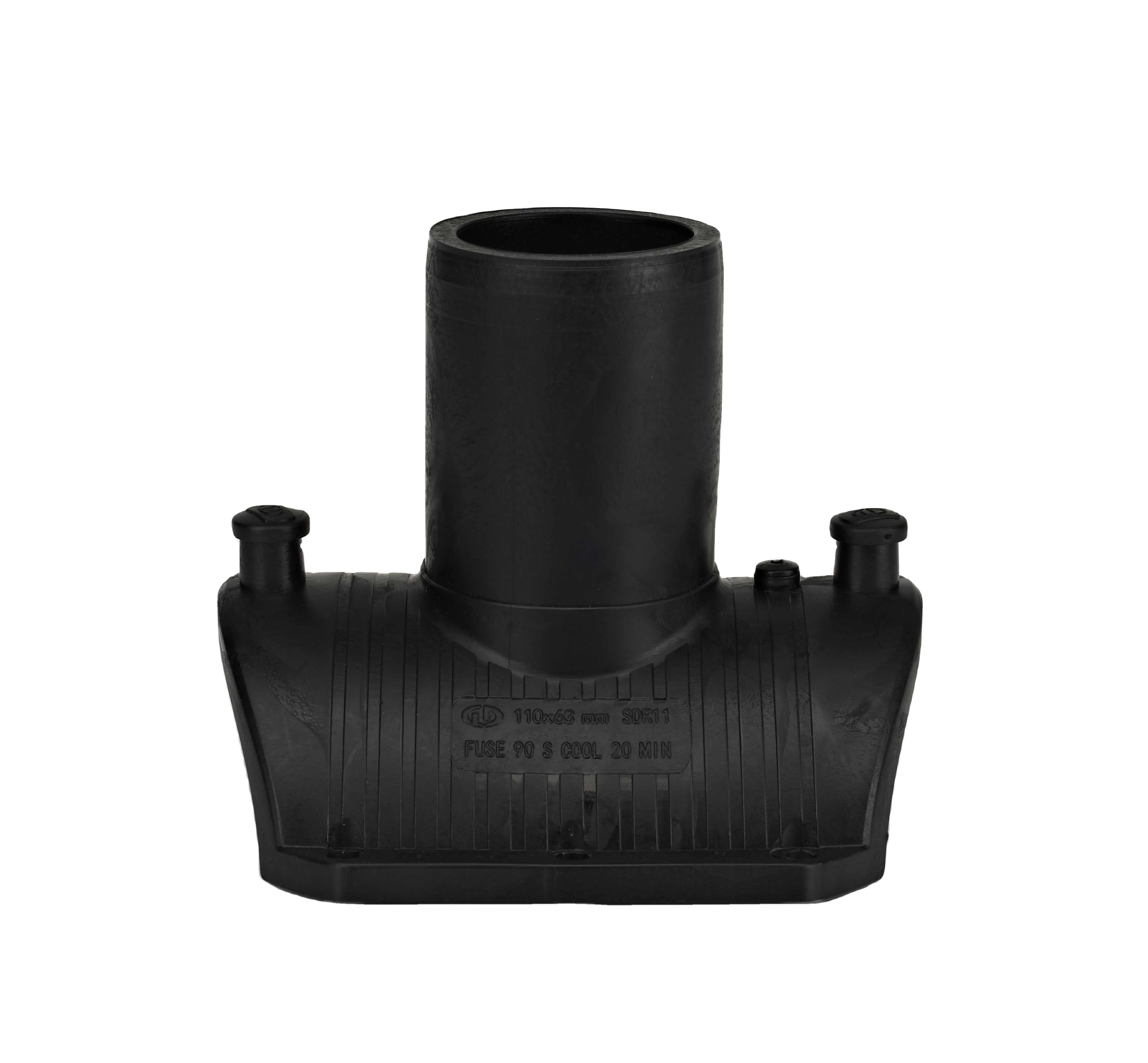 Material HDPE/MDPE Electrofusion Branch Saddle pipe fittings For Natural gas and Water supply