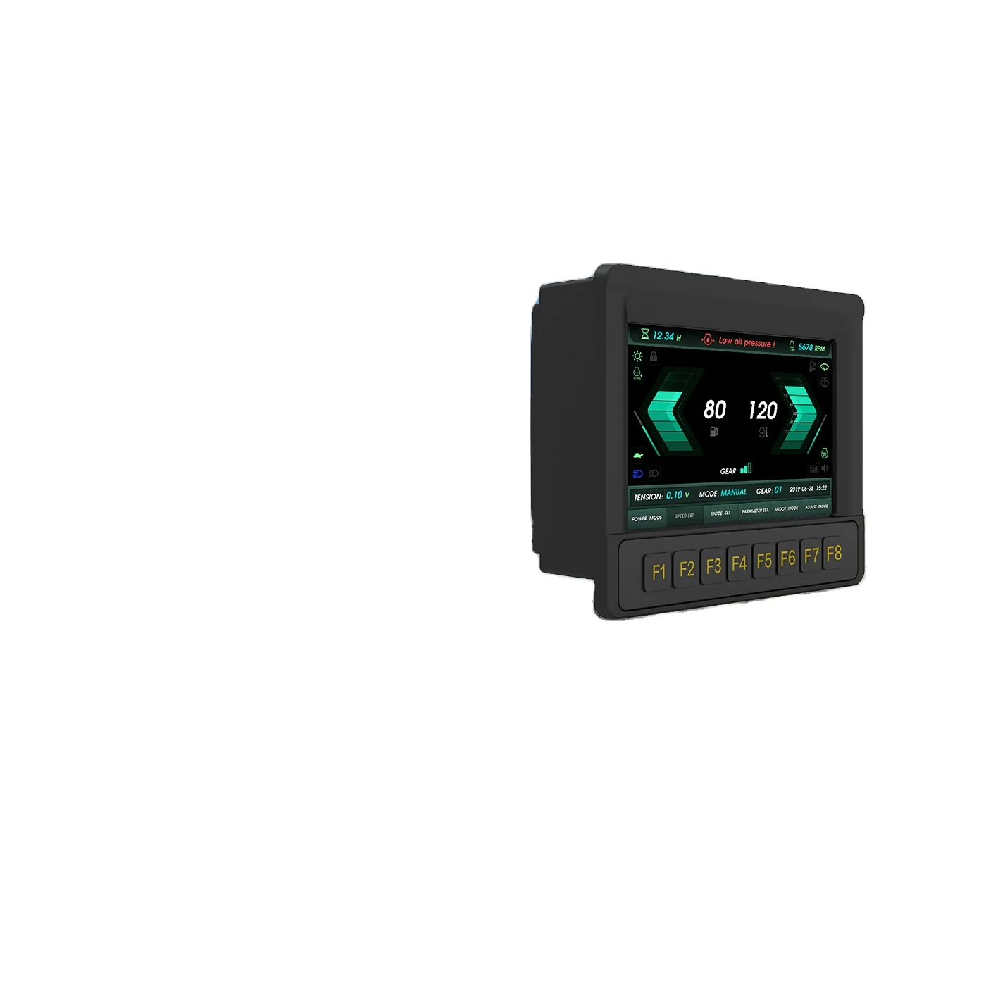 PLC Industrial Display Capacitive Touch Monitor 7 Inches Lcd Instrument Panel Excavator Digital Display