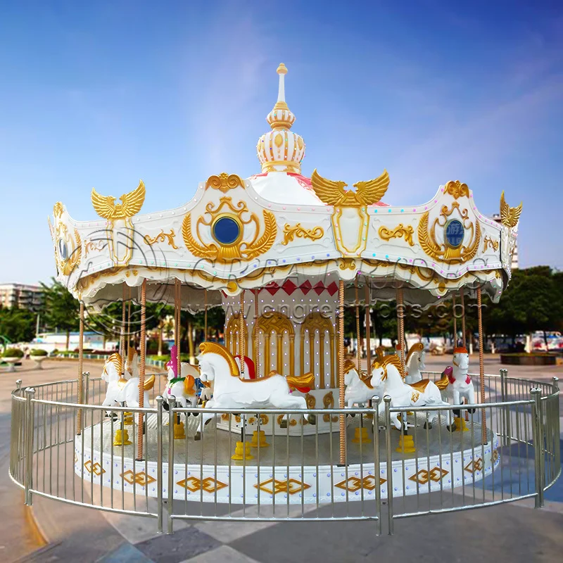 Cheap Amusement Park Carousel Ride 16/24/36 Seats Carousel Horse Rides For Kids