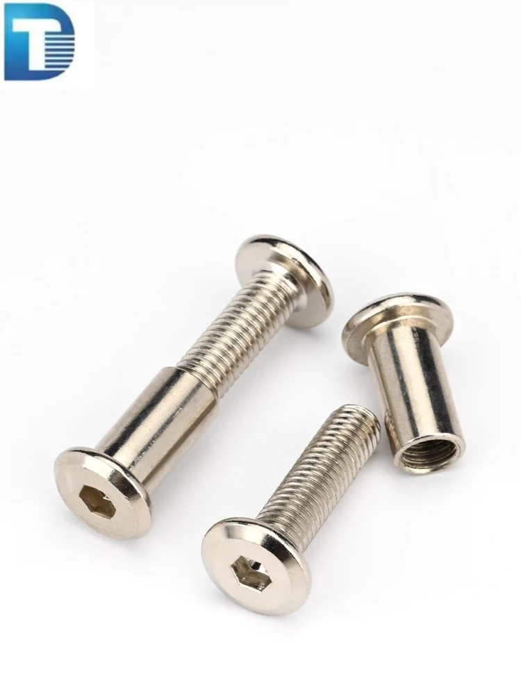 M6 Stainless Steel SS304 316 316L A2 A4 70 80 ANSI AISI 304 316 Flat Head Slotted Phillips PZ Drive Chicago Binding Post Screw