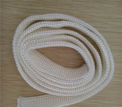 Высококачественный плетеный рукав из кремниевого стекловолокна, защитный рукав для кабеля