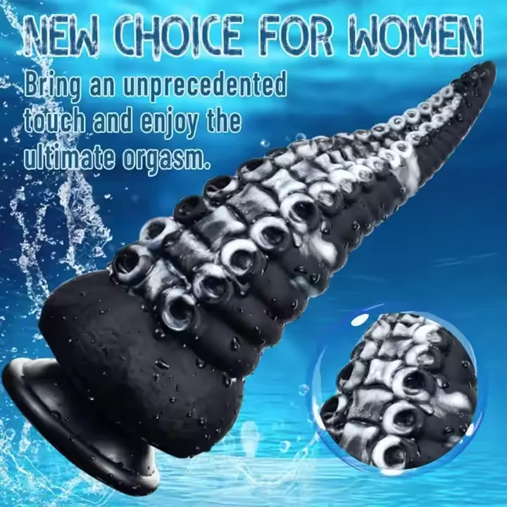 Waterproof Octopus tentacle vibrator 10 mode anal Dildo monster G-spot massager buttocks stuffed strong suction cup sex toy