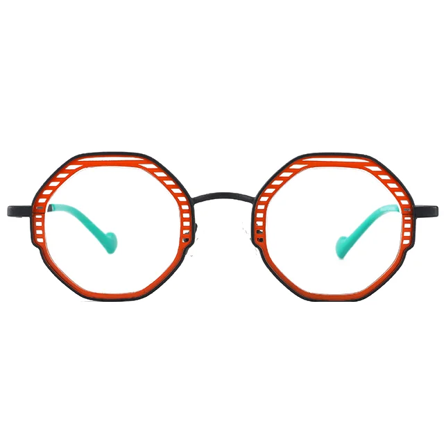 fashion 2023 colorful  new metal eye glass frame optical glass