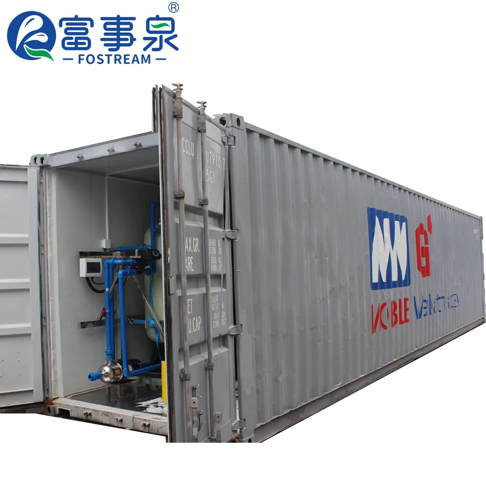 Containerized Type RO Water Machine / Portable Water Desalinator / Mobile Water Desalination Plant