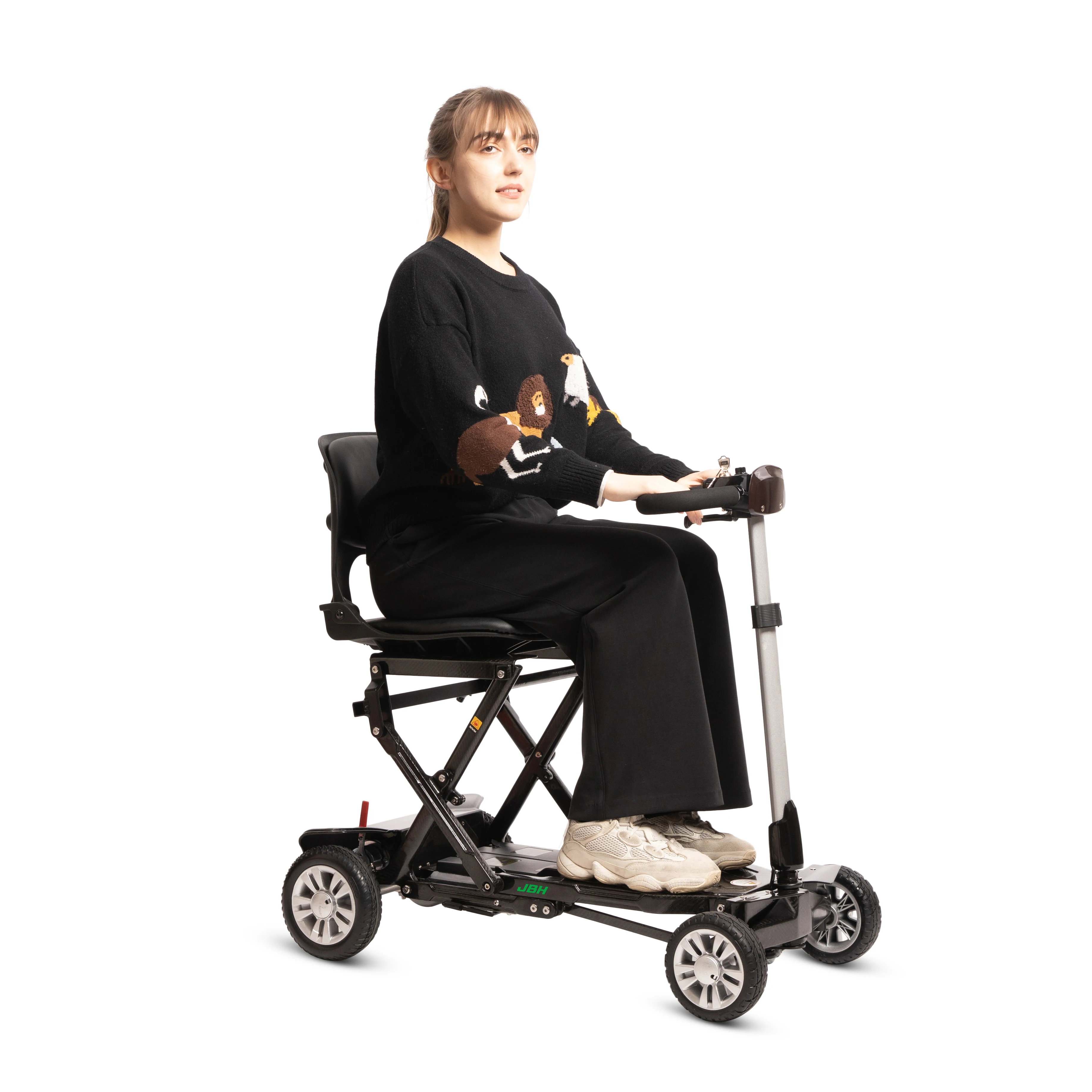 carbon Fiber electric mobility scooter design for disabled and elderly people