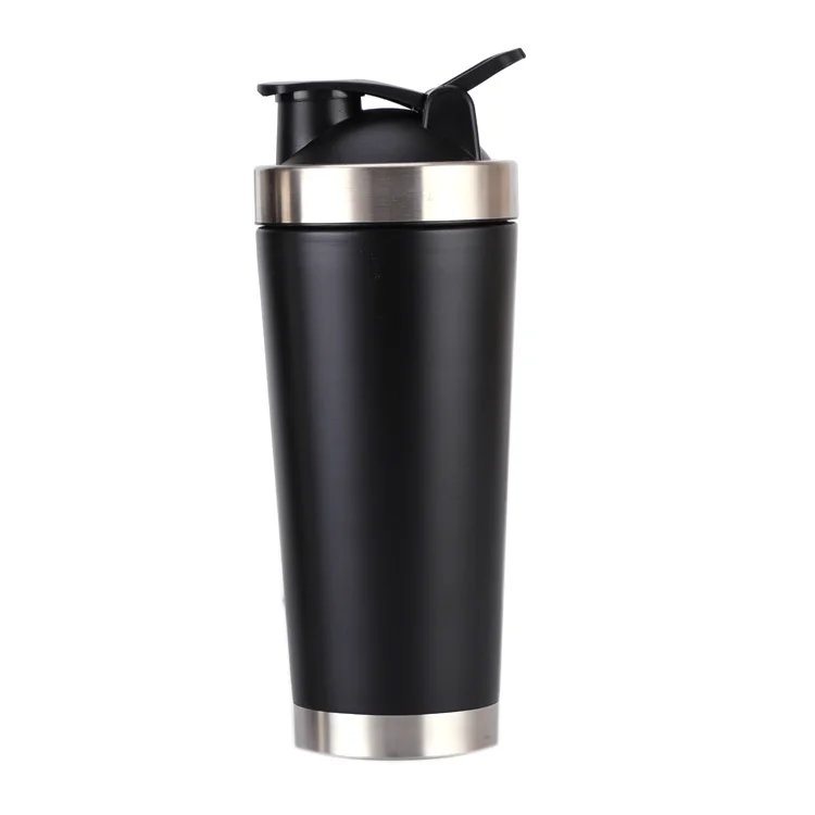 Wholesale  shake beker 750ml protein Shakers Double Walled Insulated Stainless Steel Sport Gym blenders bottle shaker