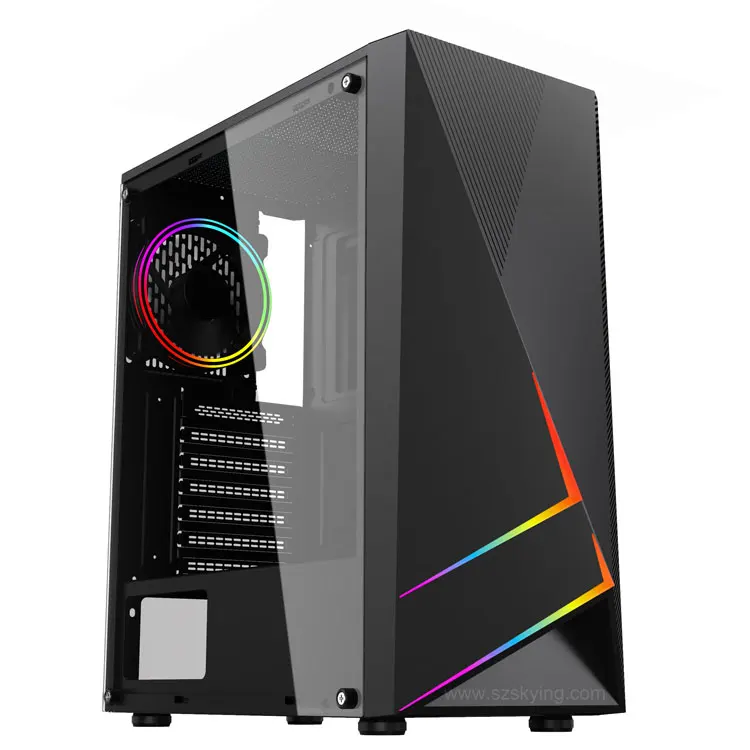 New Desktop Computer Host 0.5mm Usb 3.0 High Configuration Transparent Toughened Dust Cover Host Chassis