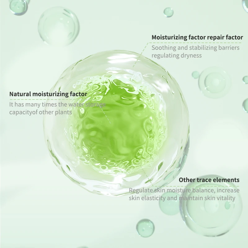 Original Factaory Natural Organic Moisturizing Face Care Soothing Repairing 98% Pure Aloe Vera Gel for Face