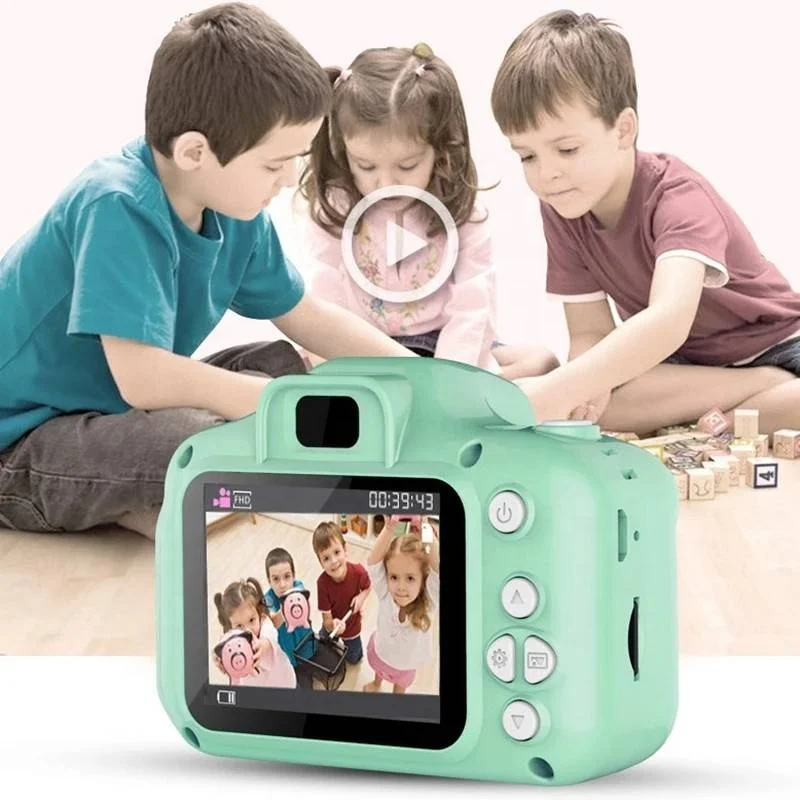 Educational toys for children kids camera baby gifts mini digital camera 2 inch display 1080P projection camera