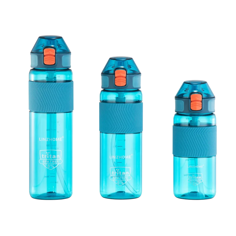 Мотивационная бутылка для воды с широким горлом, настраиваемая портативная велосипедная бутылка, многоразовая уличная бутылка с соломинкой