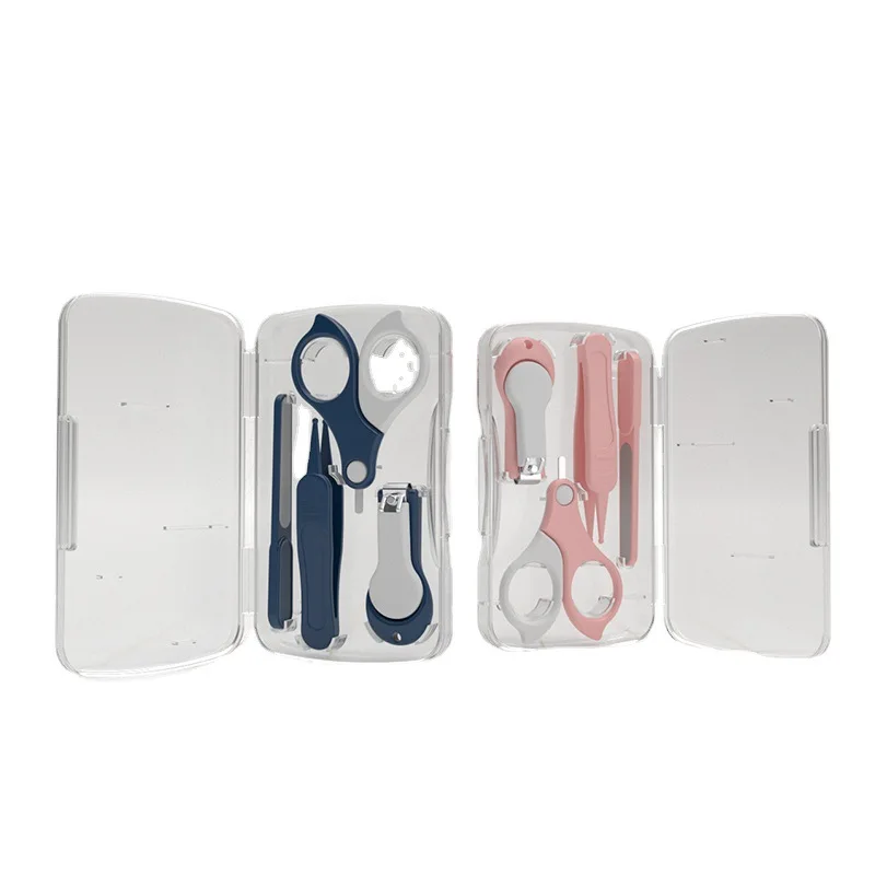 Manufacturer Nail Grooming Tool Baby Nail Clipper Manicure Kit 4 pcs Baby Nail Care Set for Newborn Toddler