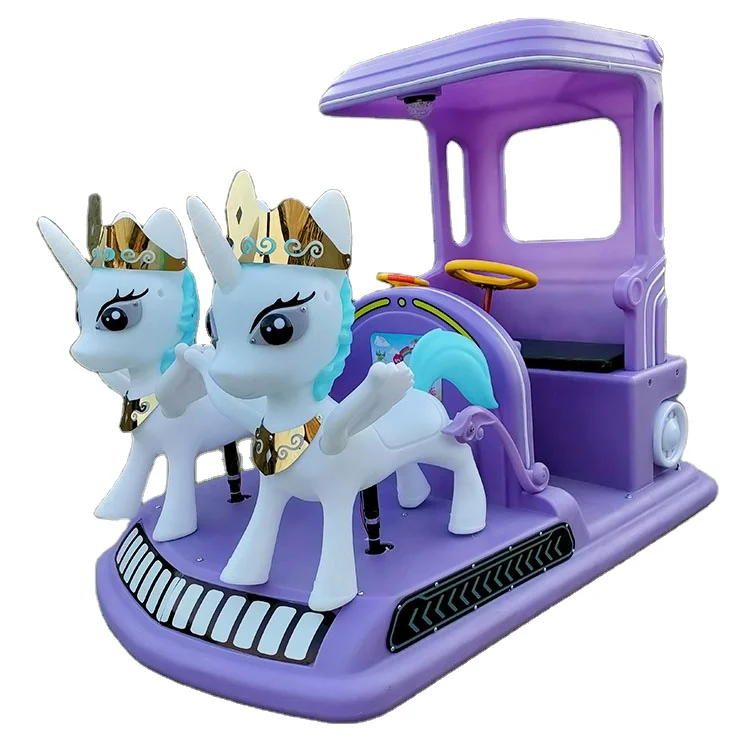 Commercial 2 People Electronic Battery unicorn Bumper Car Theme Park Rides Amusement Kids Rides Arcade Game Machine For Sale