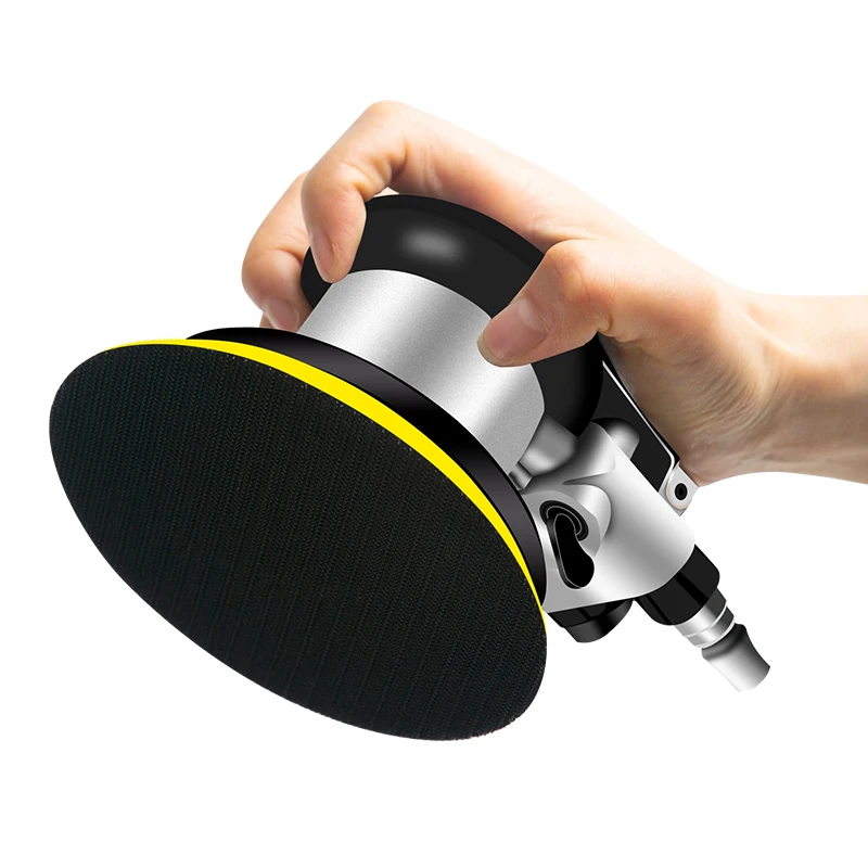 5-Inch Pneumatic Sander 125mm Round Air Grinder Hand Tools Woodworking Polisher Pneumatic Track Sander