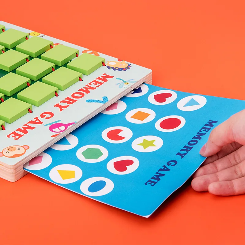 Wholesale Wooden Memory Chess Educational Memory Game for Kids Intelligence Development and Logical Thinking Dropshipping