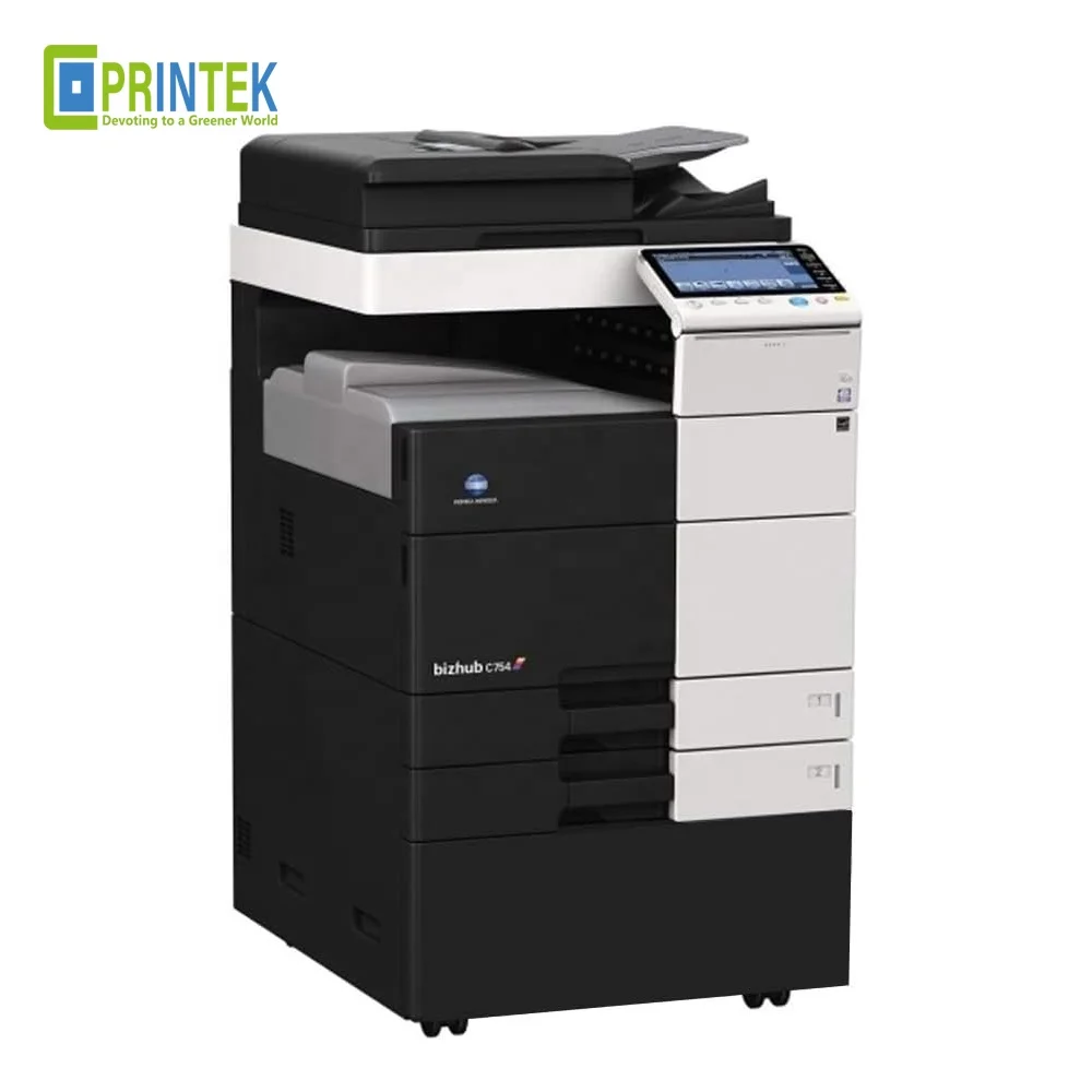 Высокоскоростной монохромный 75ppm SRA3 Подержанный принтер для Konica Minolta bizhub 754