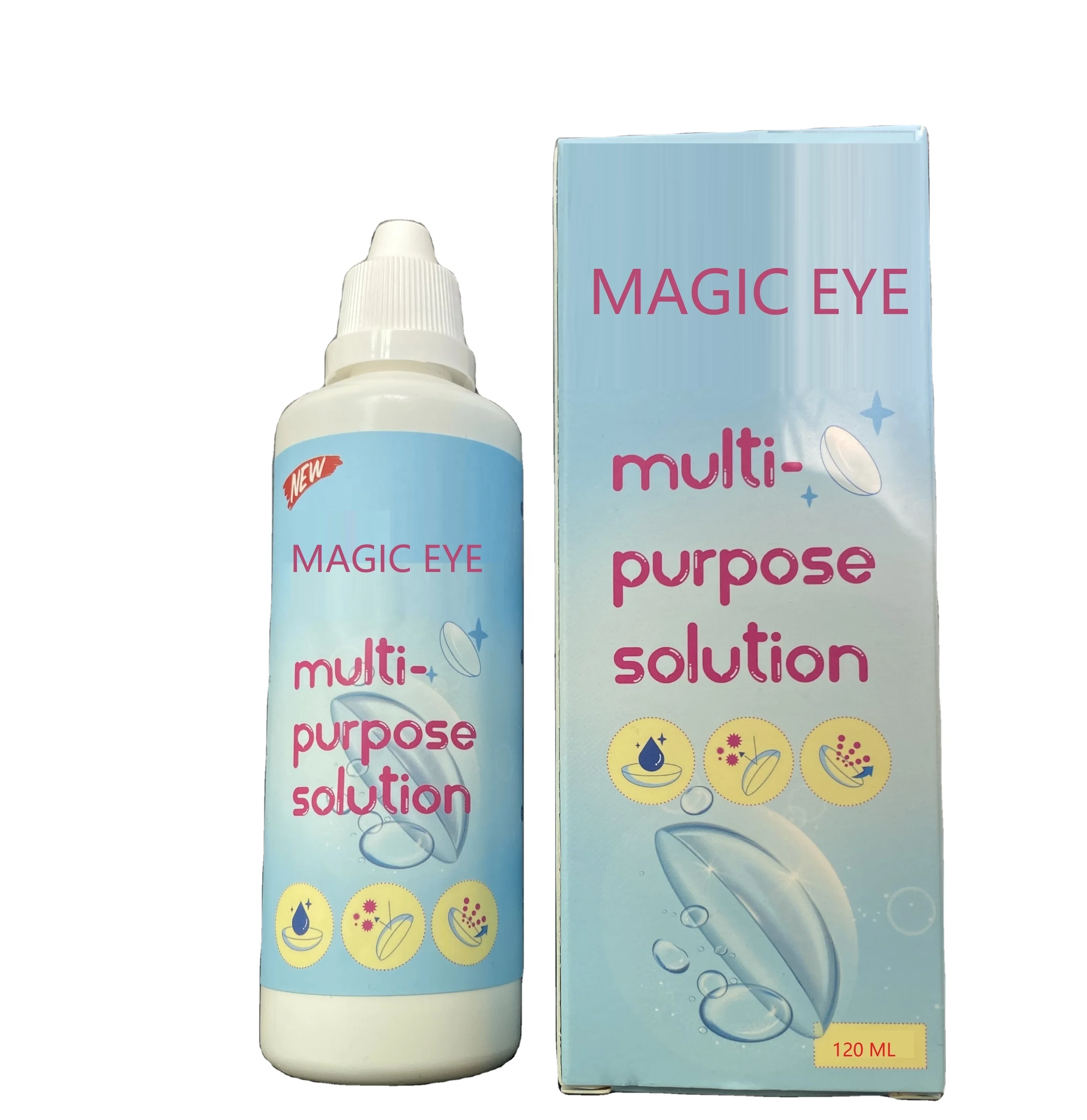 
MAGIC EYE contact lens care solution 120ML 