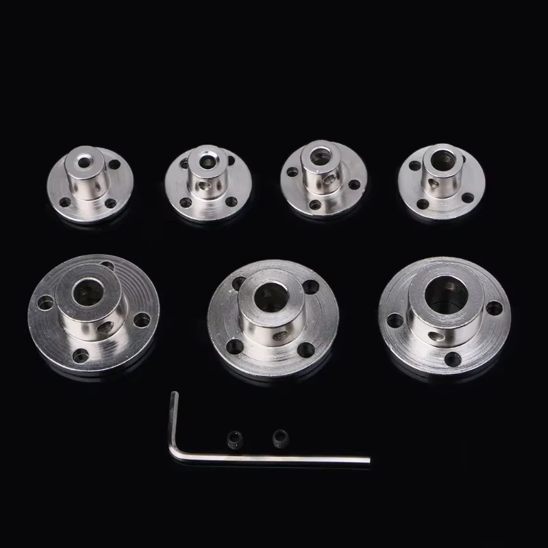 3/4/5/6/7/8/10 мм Жесткая Фланцевая муфта направляющего вала мотора соединитель