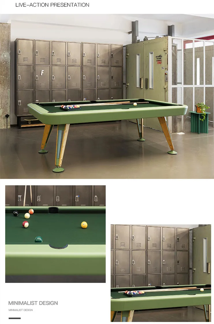 simple and light luxury home billiards table