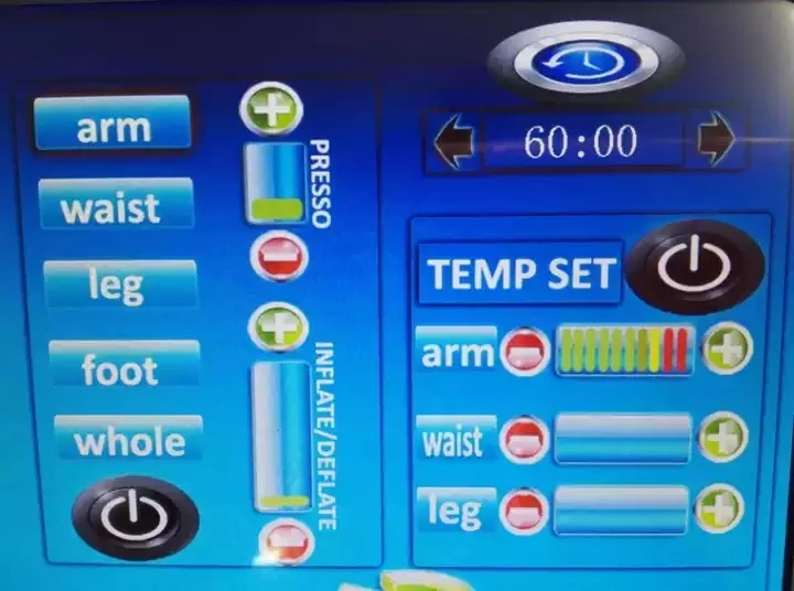 lymphatic drainage machine elektro pressotherapie far-infrared sauna slimming massage legs full pressure suit