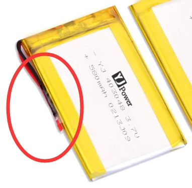 YJ354040 620mah 3.7v Lithium Polymer Battery Rechargeable Lipo Battery KC LCO Environmental Safety Long Life YJ Power Acceptable