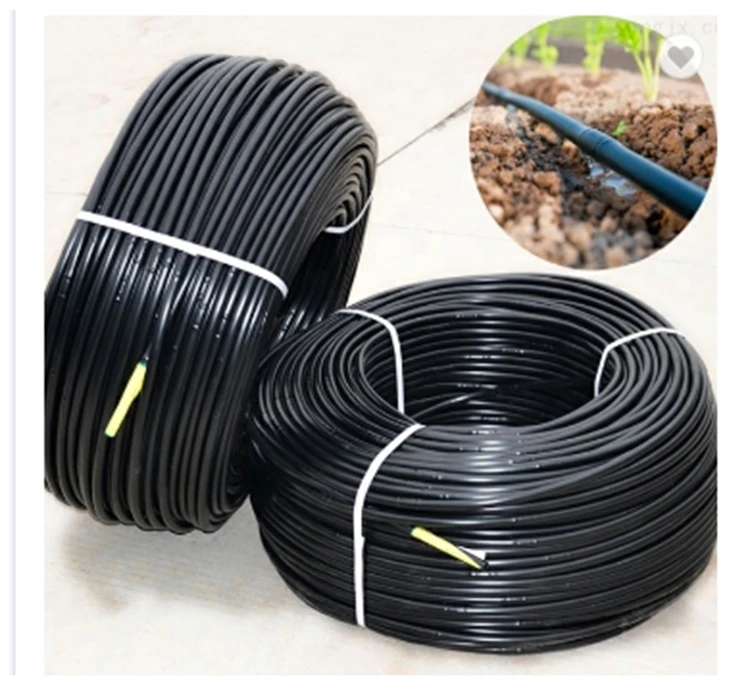 16mm Pe Irrigation Drip Cylindrical Dripline Pipe Water Treatment Drip Irrigation Plastic Screen Plastic Agriculture BLACK