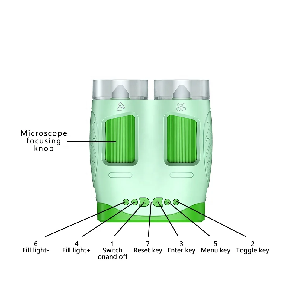 Science Education Set Children Microscope Portable Microscope Educational Kit for Kid