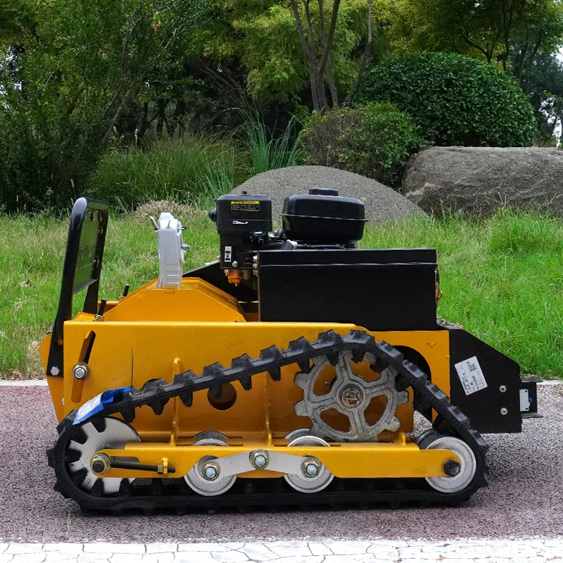 Wholesale 550mm remote control mower ZONGSHEN 225cc garden automatic robot crawler lawn mower